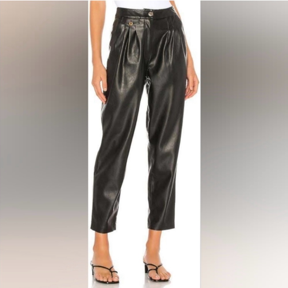 NWT Blank NYC Film Noir Faux Leather Pants size 28